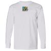 USA-Made Long Sleeve T-Shirt with a Pocket. Thumbnail