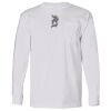 USA-Made Long Sleeve T-Shirt with a Pocket. Thumbnail