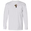 USA-Made Long Sleeve T-Shirt with a Pocket. Thumbnail