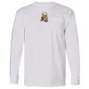 USA-Made Long Sleeve T-Shirt with a Pocket. Thumbnail