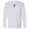 USA-Made Long Sleeve T-Shirt with a Pocket. Thumbnail