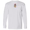 USA-Made Long Sleeve T-Shirt with a Pocket. Thumbnail