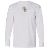 USA-Made Long Sleeve T-Shirt with a Pocket. Thumbnail