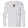 USA-Made Long Sleeve T-Shirt with a Pocket. Thumbnail