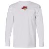 USA-Made Long Sleeve T-Shirt with a Pocket. Thumbnail