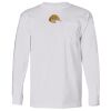 USA-Made Long Sleeve T-Shirt with a Pocket. Thumbnail