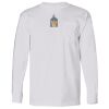 USA-Made Long Sleeve T-Shirt with a Pocket. Thumbnail