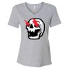 Women's Relaxed Heather CVC V-Neck Tee Thumbnail