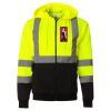 Hi-Vis Full-Zip Hooded Sweatshirt Thumbnail