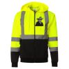 Hi-Vis Full-Zip Hooded Sweatshirt Thumbnail