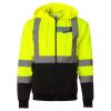 Hi-Vis Full-Zip Hooded Sweatshirt Thumbnail