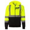 Hi-Vis Full-Zip Hooded Sweatshirt Thumbnail