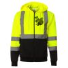 Hi-Vis Full-Zip Hooded Sweatshirt Thumbnail