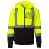 Hi-Vis Full-Zip Hooded Sweatshirt Thumbnail