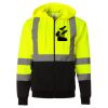 Hi-Vis Full-Zip Hooded Sweatshirt Thumbnail