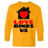 Heavy Cotton Youth Long Sleeve T-Shirt. Thumbnail