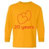 Heavy Cotton Youth Long Sleeve T-Shirt. Thumbnail