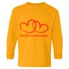 Heavy Cotton Youth Long Sleeve T-Shirt. Thumbnail