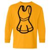 Heavy Cotton Youth Long Sleeve T-Shirt. Thumbnail