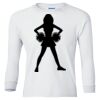Ultra Cotton® Youth Long Sleeve T-Shirt. Thumbnail