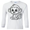 Ultra Cotton® Youth Long Sleeve T-Shirt. Thumbnail