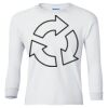 Ultra Cotton® Youth Long Sleeve T-Shirt. Thumbnail
