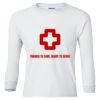 Ultra Cotton® Youth Long Sleeve T-Shirt. Thumbnail