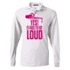 SpotShield™ 50/50 Long Sleeve Sport Shirt. Thumbnail