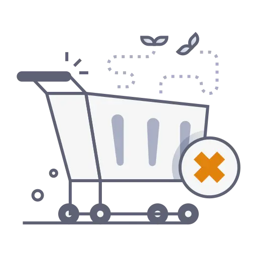 Empty cart icon